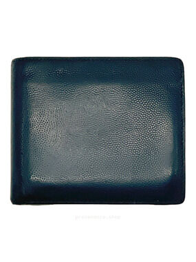 🔴 Saint Laurent Paris SLP Bifold Wallet - Navy
